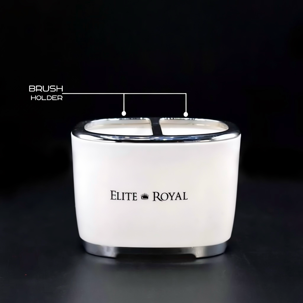 Elite Royal 4-Piece Bathroom Countertop Accessory Set