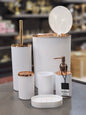 6-Piece Ribbed Bathroom Accessory Set