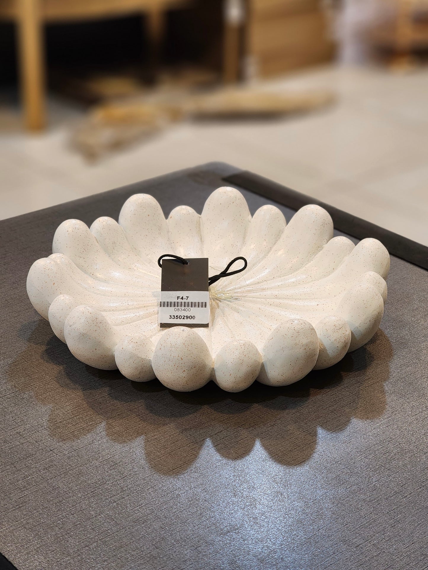 Elegant Speckled Decorative Bowl