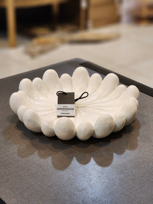 Elegant Speckled Decorative Bowl