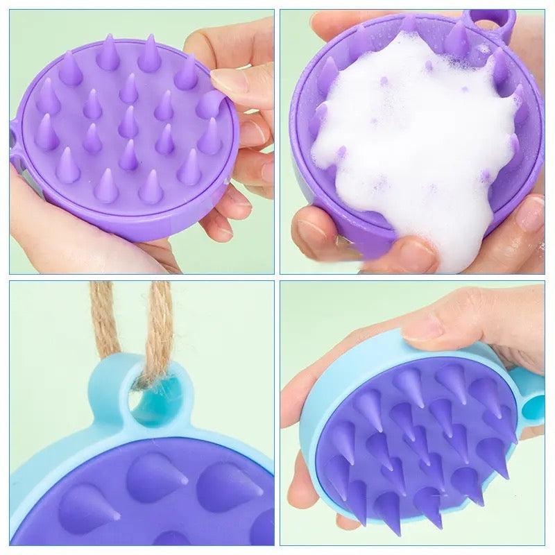 Silicone Scalp Massager and Shampoo Brush