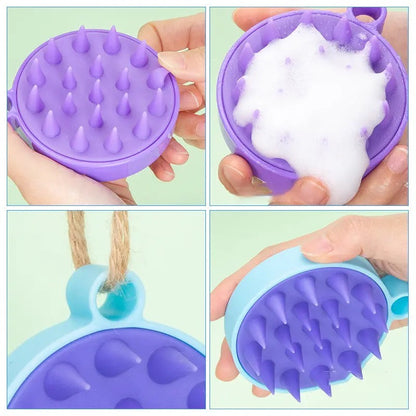 Silicone Scalp Massager and Shampoo Brush