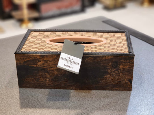 Rustic Woven Tissue Box Holder