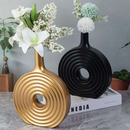 Bold Round Hole Vase