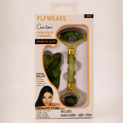 FLFWLASS Contour Facial Roller & Massager Set
