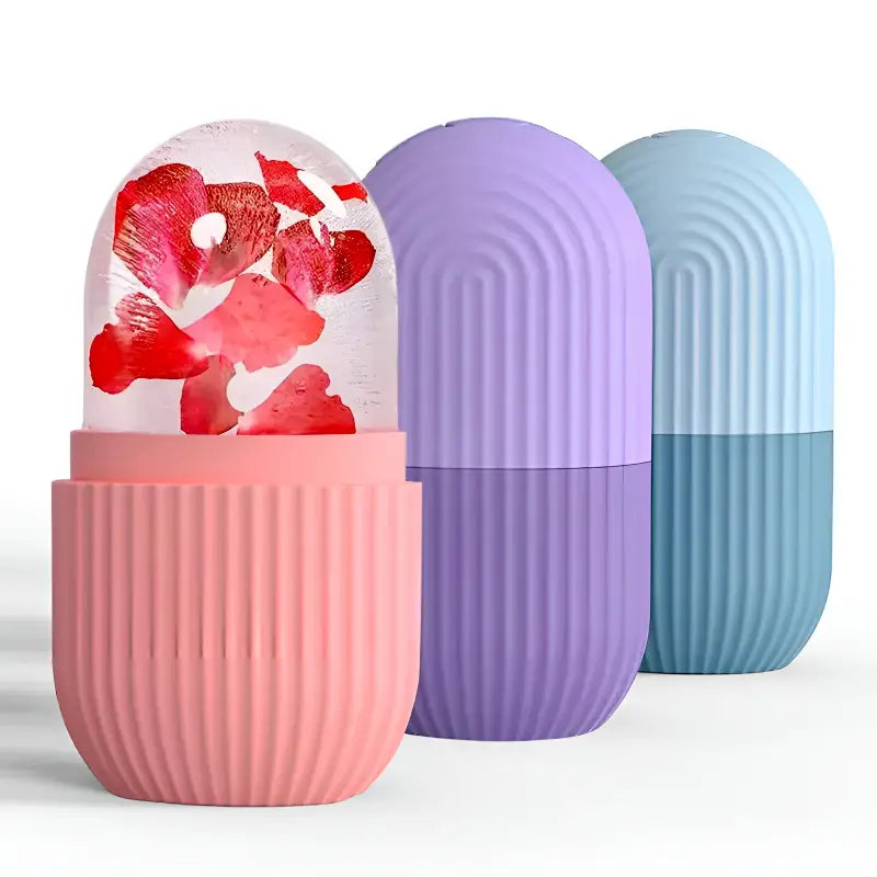 Petal-Infused Cryo Sculpting Roller