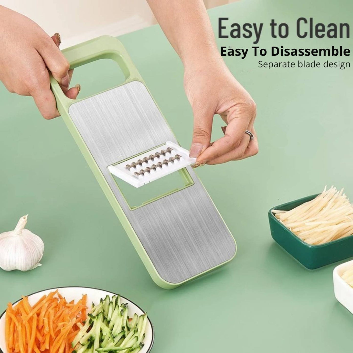 5-in-1 Stainless Steel Multifunctional Vegetable & Fruit Slicer