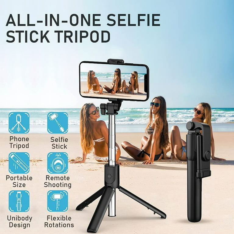 3-in-1 Bluetooth Selfie Stick and Tripod with Remote