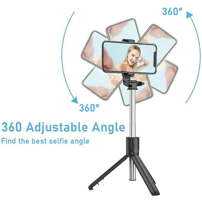 3-in-1 Bluetooth Selfie Stick and Tripod with Remote