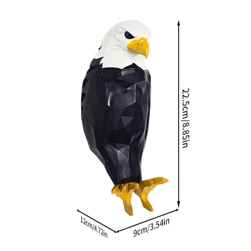 Geometric Bald Eagle LED Ambient Wall Light with Remote Control