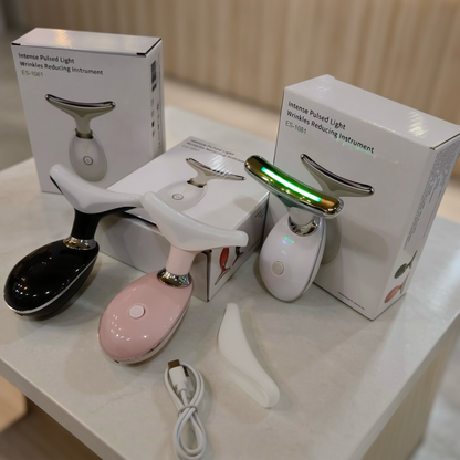 Electric LED Light Therapy Face and Neck Massager