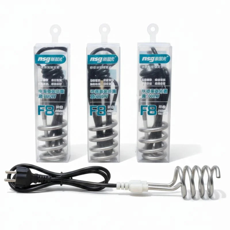 2000W Stainless Steel Immersion Water Heater Rod (Model F8)