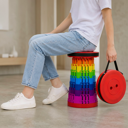 Portable Telescopic Folding Stool