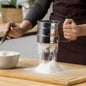 Stainless Steel Hand-Crank Flour Sifter