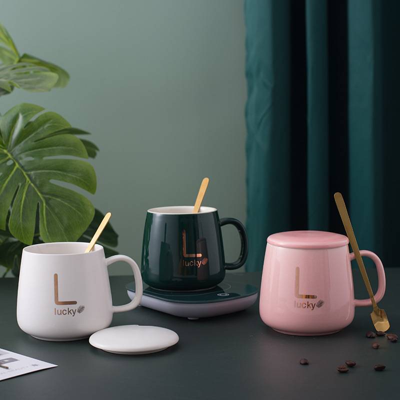 Ceramic Mug With Electric Temperature Plate