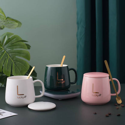 Ceramic Mug With Electric Temperature Plate