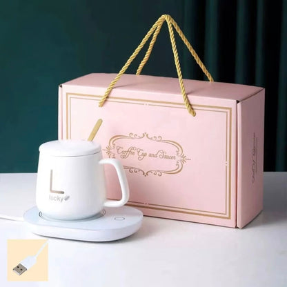 Ceramic Mug With Electric Temperature Plate