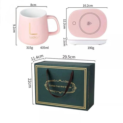 Ceramic Mug With Electric Temperature Plate