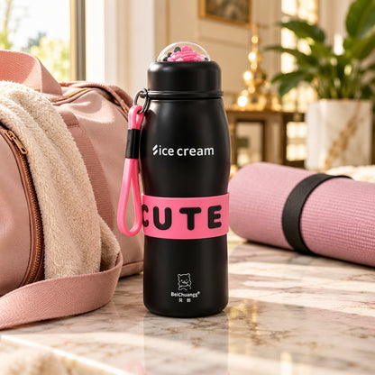 600ml Ice Cream Vacuum Insulated Stainless Steel Bottle