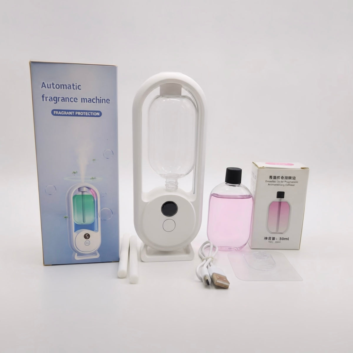 Rechargeable Air Diffuser Humidifier With Fragrance And Light