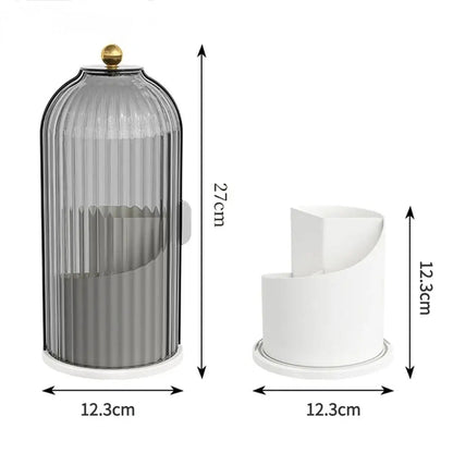 Luxury Rotating Makeup Brush Holder