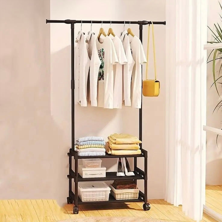 2 Layer Attachable Cloth Rack