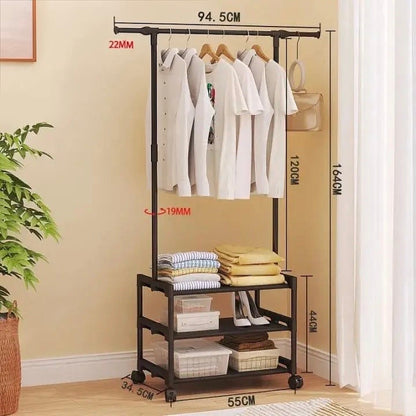 2 Layer Attachable Cloth Rack