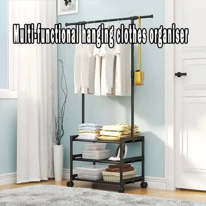 2 Layer Attachable Cloth Rack