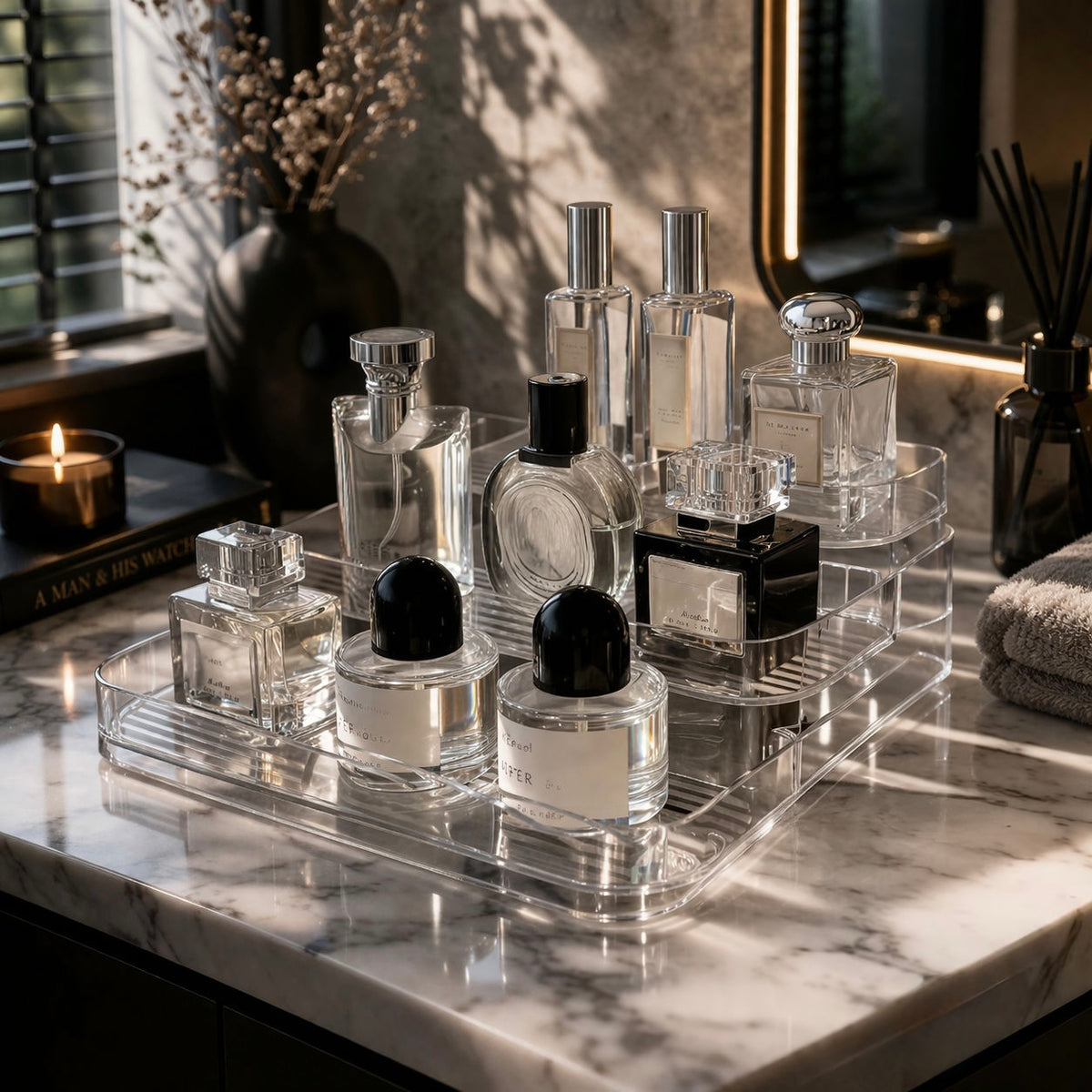 Desktop Perfume And Cosmetic Organizer