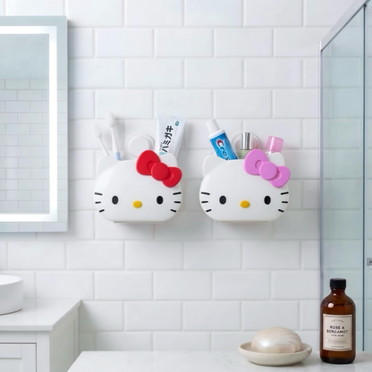 Hello Kitty Wall Mounted Toothbrush Holder