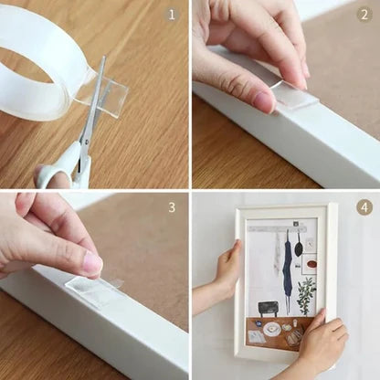 Reusable Double-Sided Nano Gel Tape