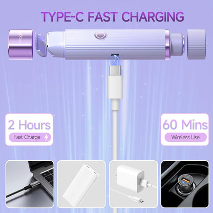 2-in-1 Double Head Electric Shaver and Trimmer for Women
