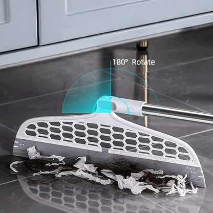 180° Rotating Silicone Scraper Broom Wiper