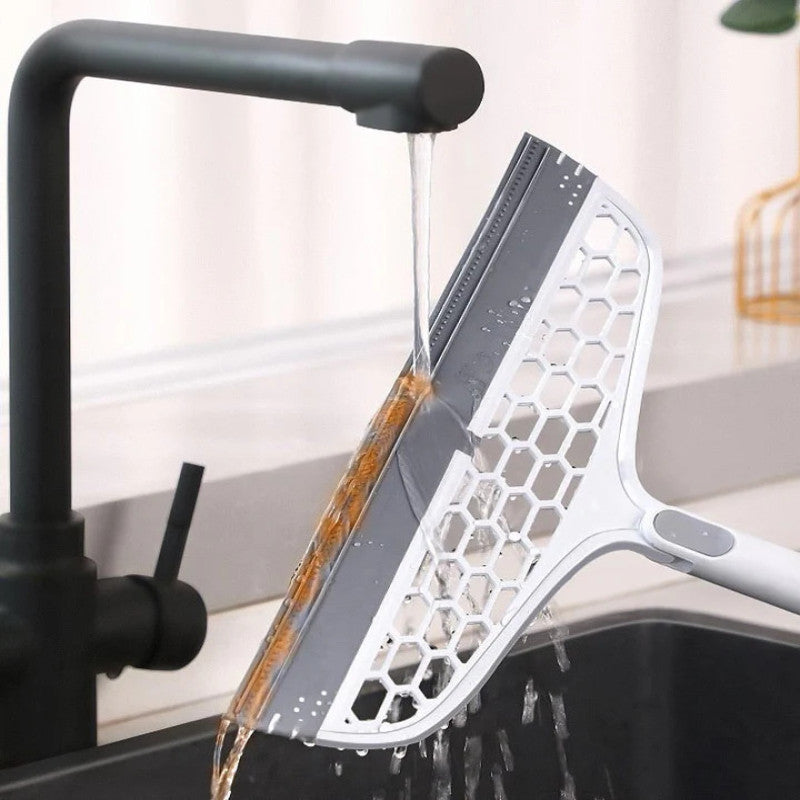 180° Rotating Silicone Scraper Broom Wiper