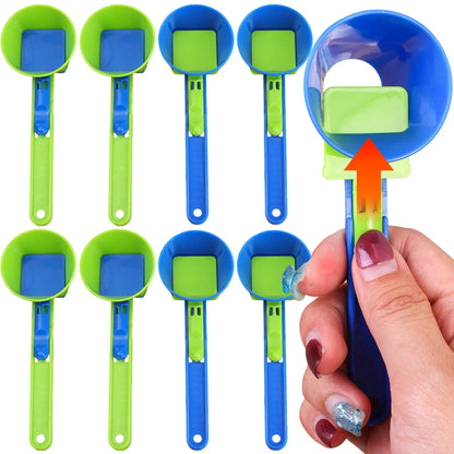 2-in-1 Kitchen Funnel Scoop No Spill Liquid Transfer