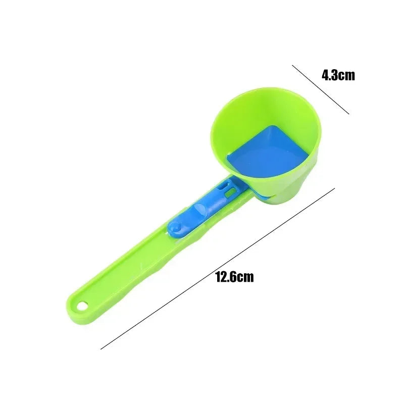 2-in-1 Kitchen Funnel Scoop No Spill Liquid Transfer