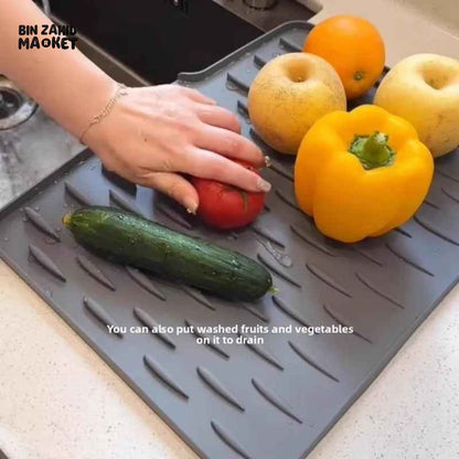 Silicone Anti Slip Kitchen Drain Mat