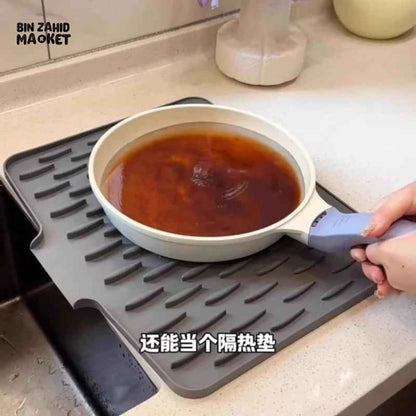 Silicone Anti Slip Kitchen Drain Mat