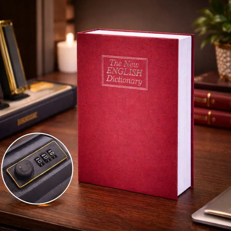 Luxury Book-Style Secret Safe Combination Lock