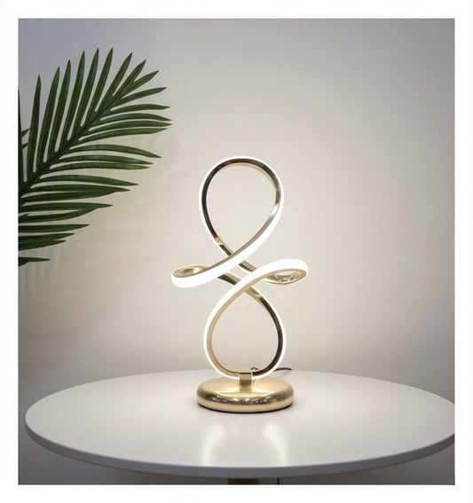 Modern LED Desk Lamp with Spiral Design ( Pair ) ( 2 pieces )
