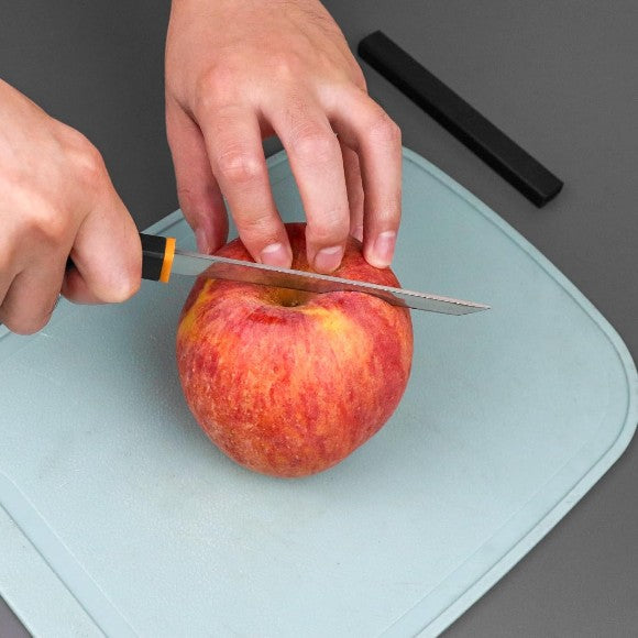LLHQAMT Fruit Knife Stainless Steel Woodgrain Handle