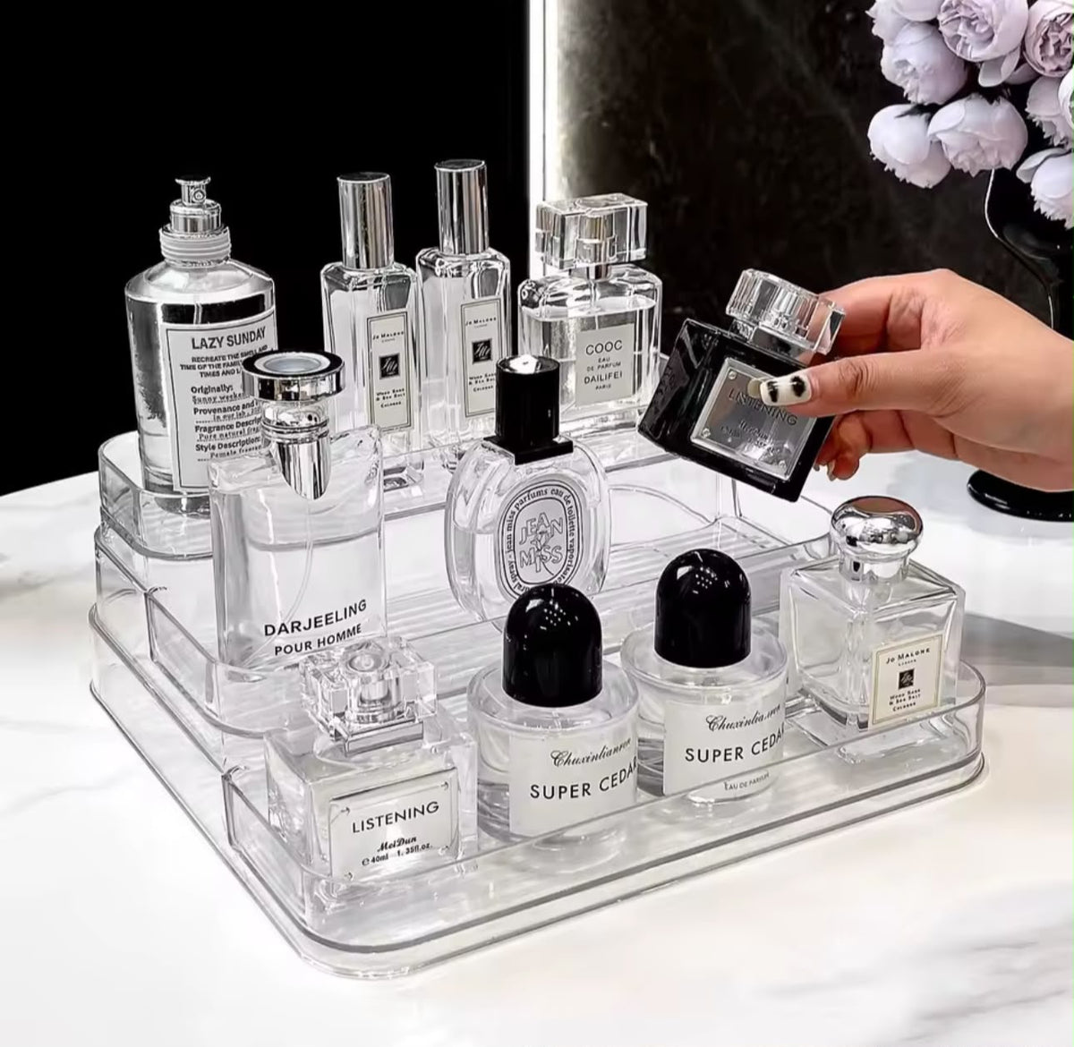 Desktop Perfume And Cosmetic Organizer