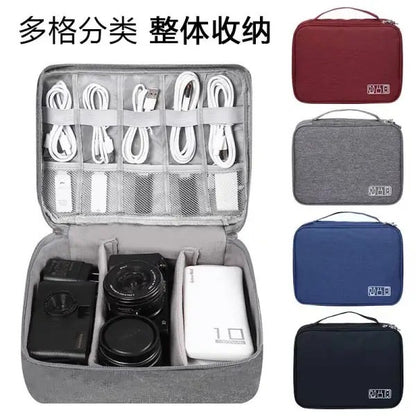 Waterproof Portable Digital Storage Bag Cable Organizer