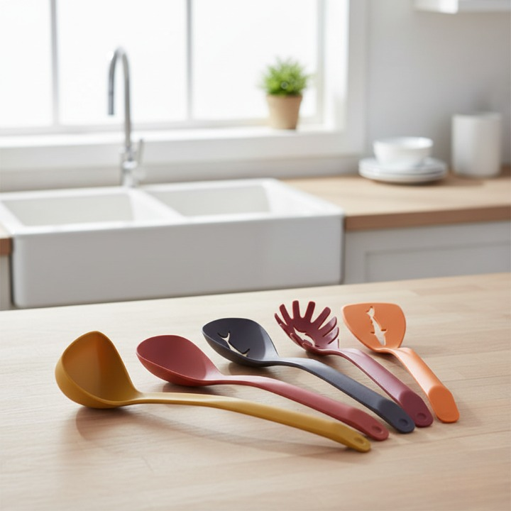 5 In 1 Plastic Spoon Set