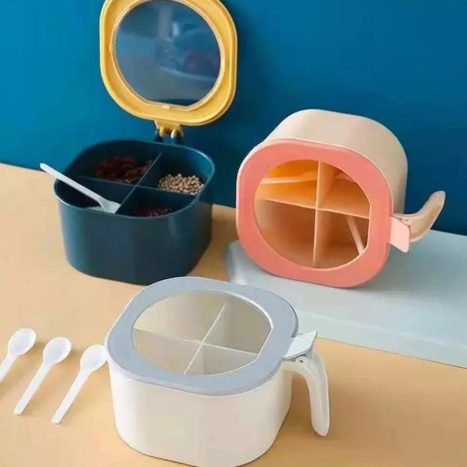 4 in 1 Seasoning Box With Spoons