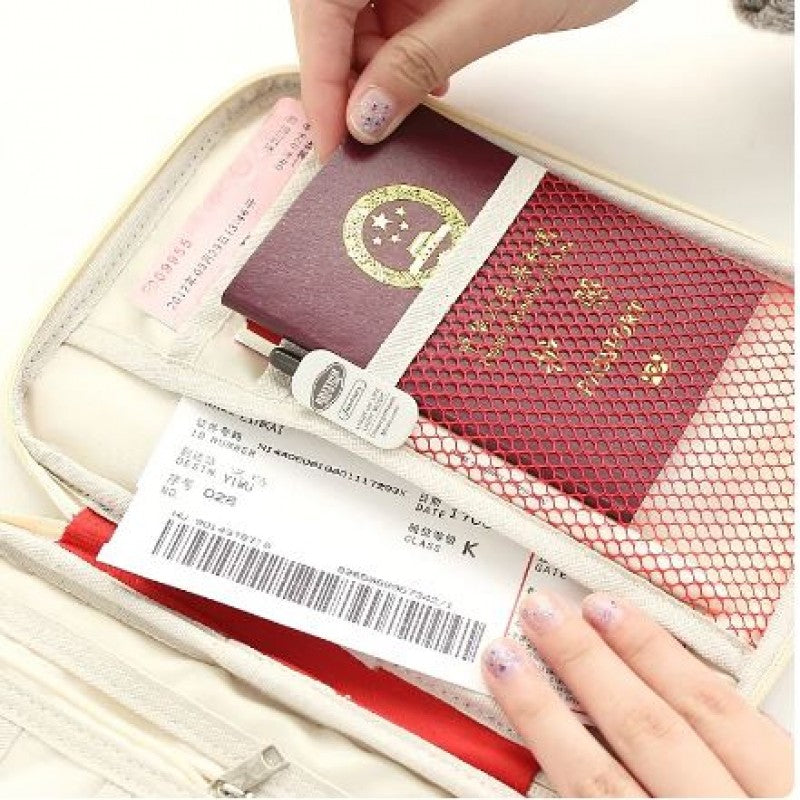Multifunctional Passport Wallet Travel Pouch