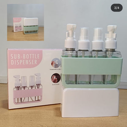 4-in-1 Refillable Travel Bottle
