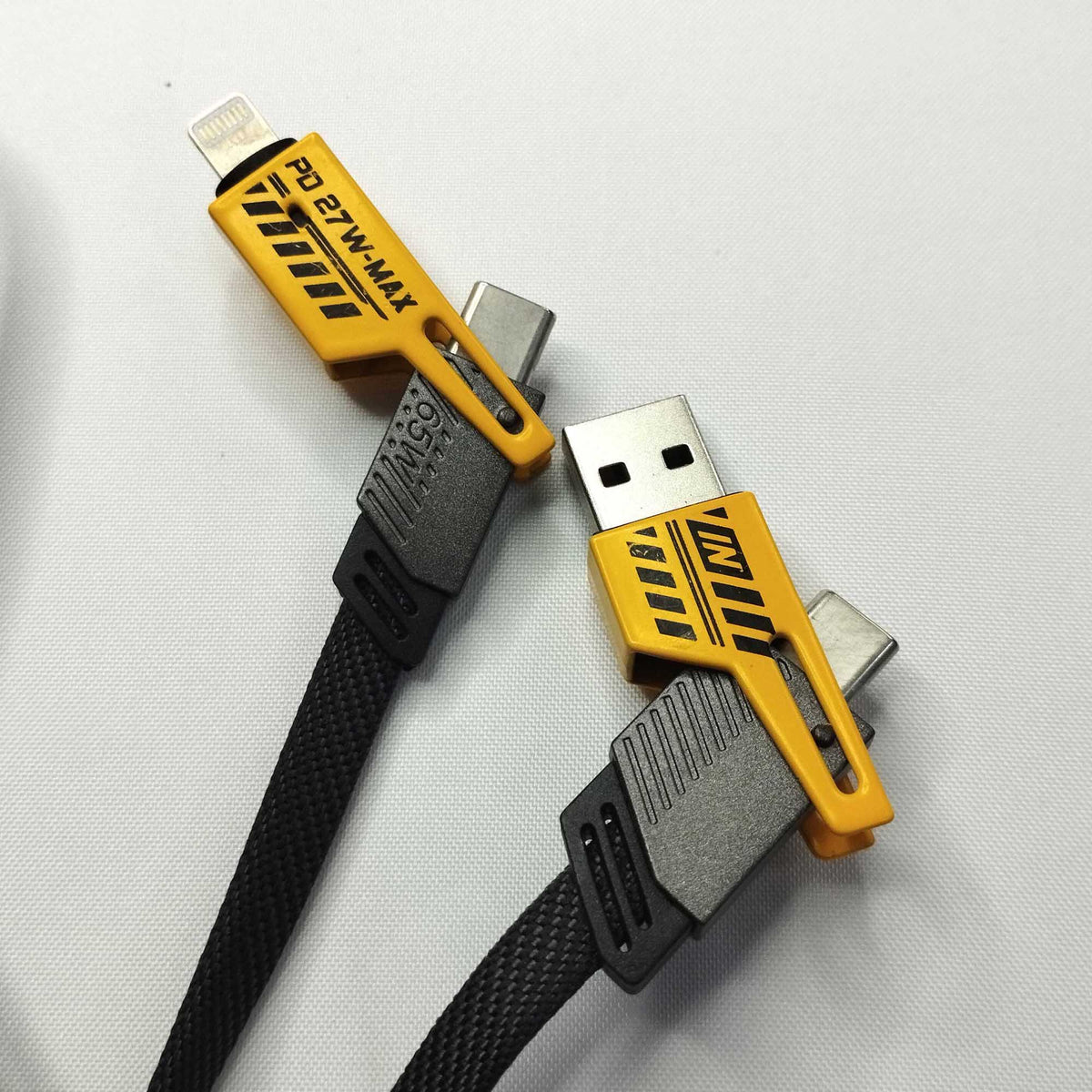 4 in 1 USB to Type C and iPhone PD Charging Cable