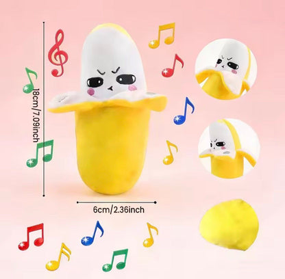 Musical Fruit Sensing Plush Toy Interactive Motion Sensor