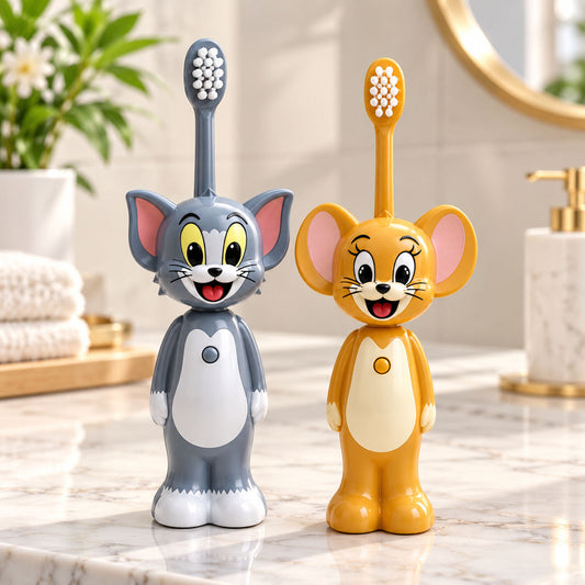 Tom and Jerry Cartoon Kids Toothbrush Soft Bristles